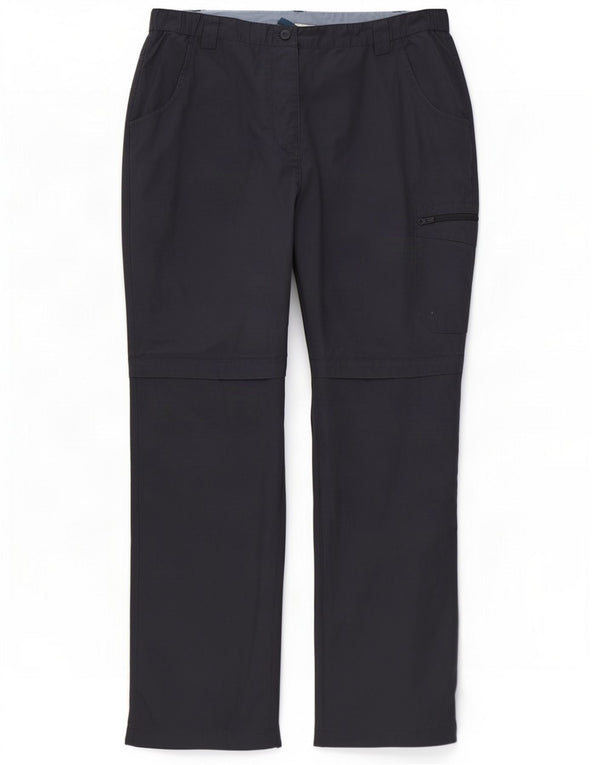 Mountain Warehouse Womens Cargo Trousers UK 14 Large W32 L30 Navy Blue