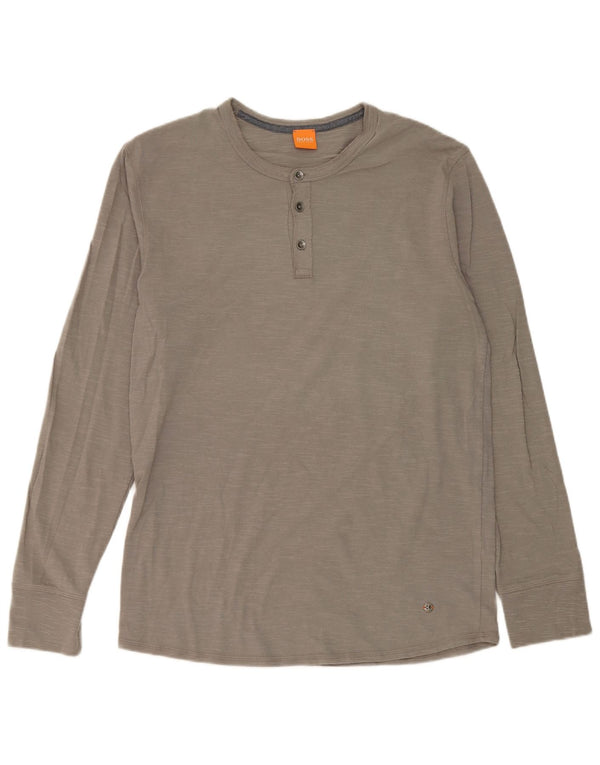 Hugo Boss Mens Top Long Sleeve XL Grey