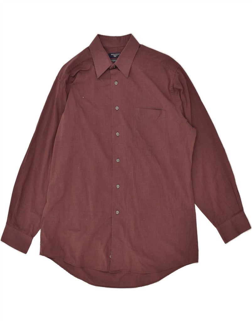 DOCKERS Mens Shirt Size 15 15 1/2 Medium Maroon | Vintage Dockers | Thrift | Second-Hand Dockers | Used Clothing | Messina Hembry 