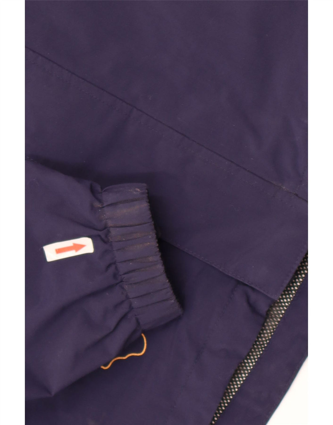 Jack Wolfskin Boys Graphic Hooded Rain Jacket 12-13 Years Navy Blue
