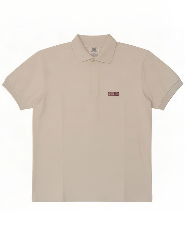 Enrico Coveri Mens Polo Shirt Medium White Cotton