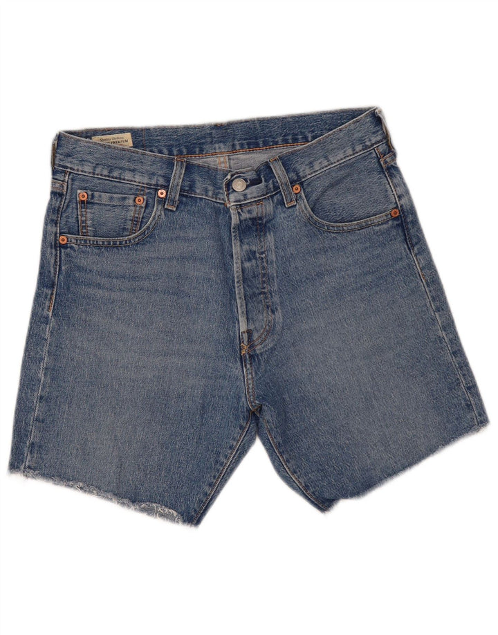 Levi's Mens 501 Denim Shorts W30 Medium Blue Cotton