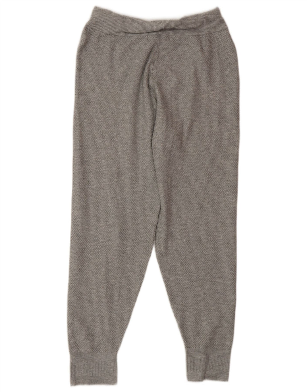 Marks & Spencer Womens Knit Tracksuit Trousers Joggers UK 10 Small Grey