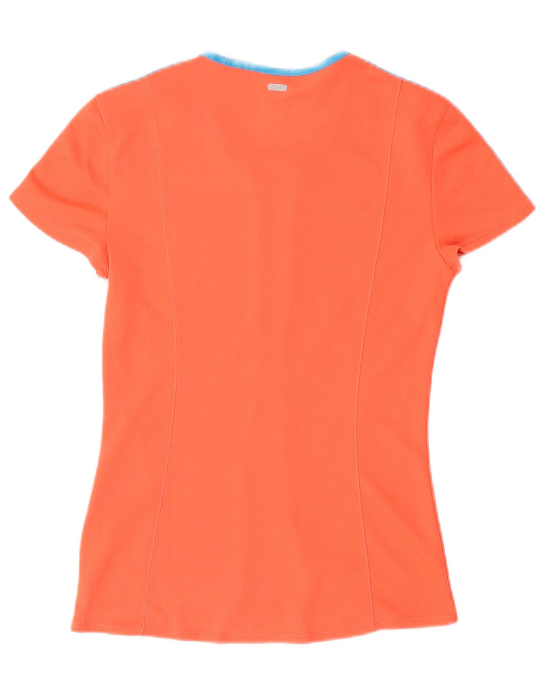 ADIDAS Womens Climalite T-Shirt Top UK 4/6 XS Orange Polyester