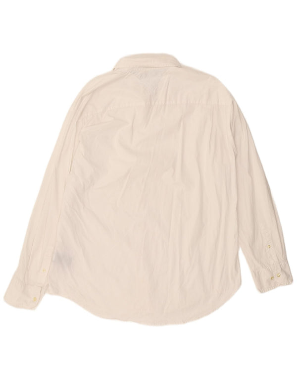 Tommy Hilfiger Mens Custom Fit Shirt 2XL White Cotton