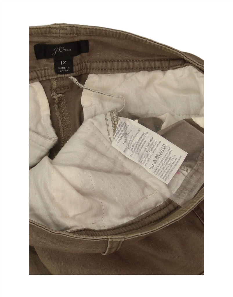 J. CREW Womens Straight Cargo Trousers US 12 Large W32 L26 Grey Cotton Vintage J. Crew and Second-Hand J. Crew from Messina Hembry 