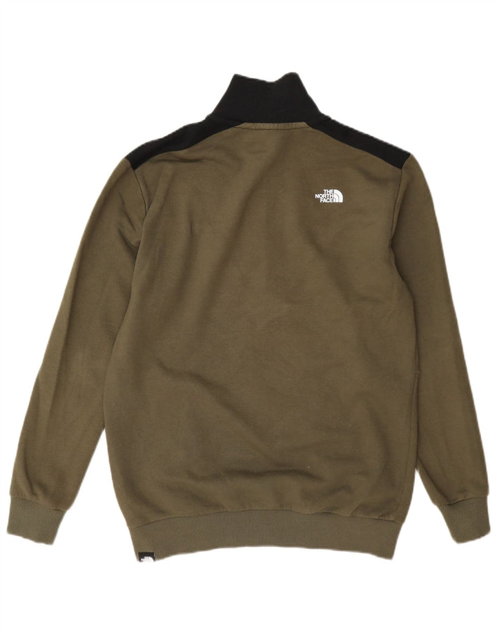 The North Face Womens Oversized Sweatshirt Jumper UK 10 Small Khaki