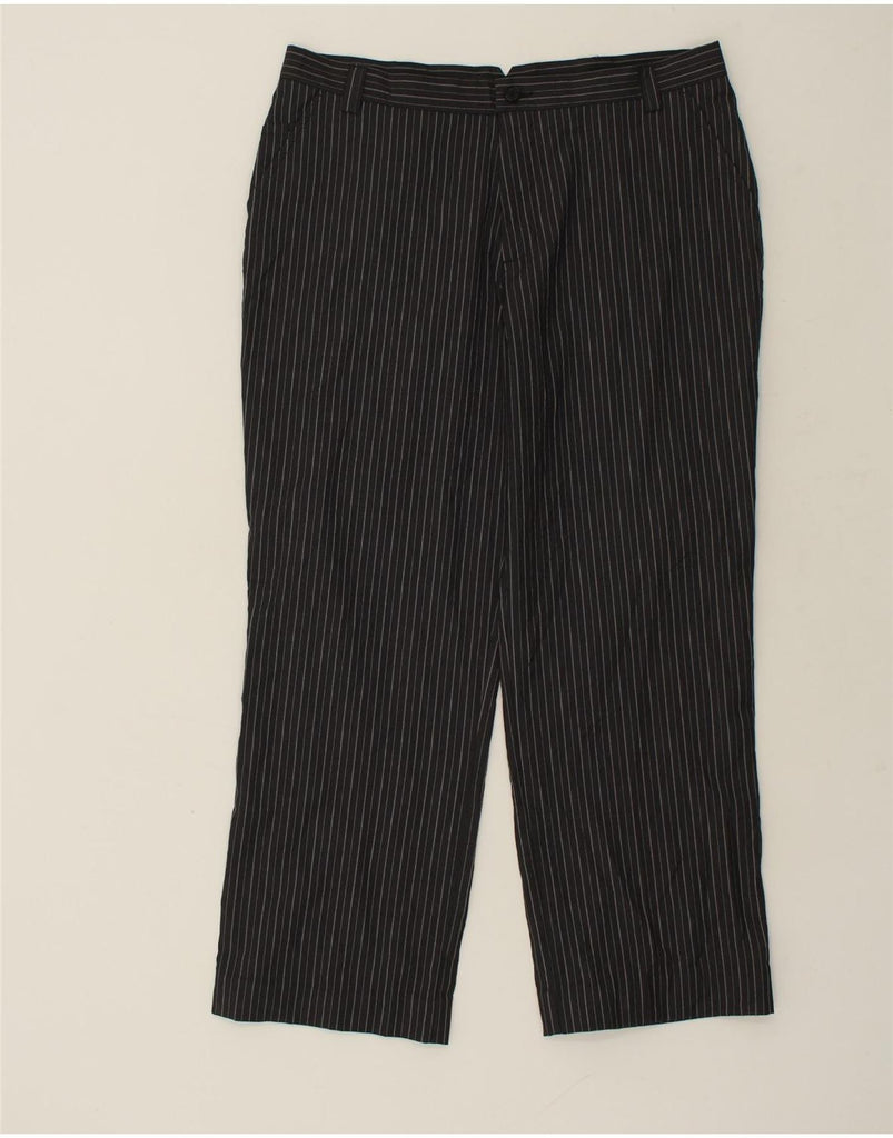 NIKE Womens Straight Chino Trousers W38 L32  Grey Pinstripe Wool | Vintage Nike | Thrift | Second-Hand Nike | Used Clothing | Messina Hembry 