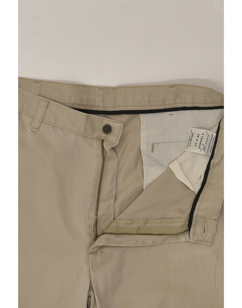 LEE Mens Straight Chino Trousers W36 L34 Beige Cotton | Vintage Lee | Thrift | Second-Hand Lee | Used Clothing | Messina Hembry 