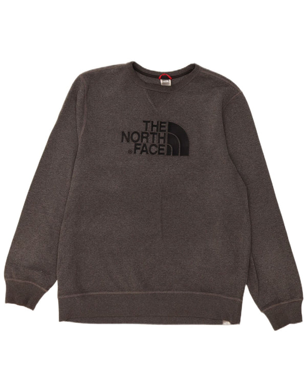 The North Face Mens Graphic Sweatshirt Jumper XL Grey Cotton