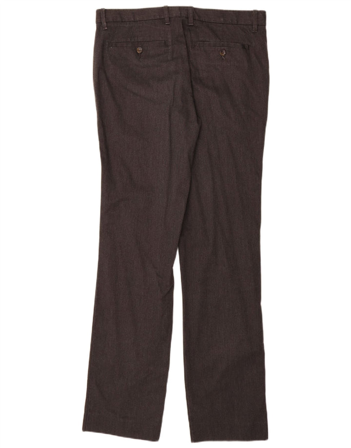 Gap Mens Straight Chino Trousers W33 L34 Grey Cotton