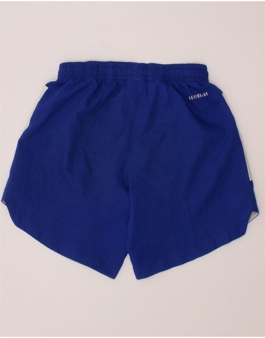 ADIDAS Boys Aeroready Sport Shorts 7-8 Years  Blue Polyester