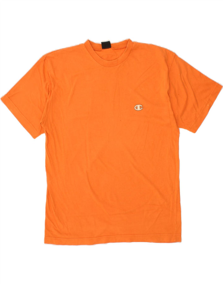 CHAMPION Mens T-Shirt Top XL Orange Cotton Vintage Champion and Second-Hand Champion from Messina Hembry 