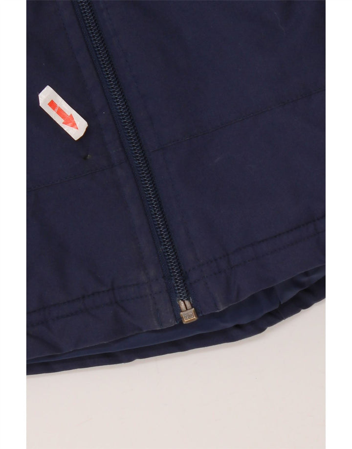 Nike Boys Windbreaker Jacket 10-11 Years Medium Navy Blue Polyester