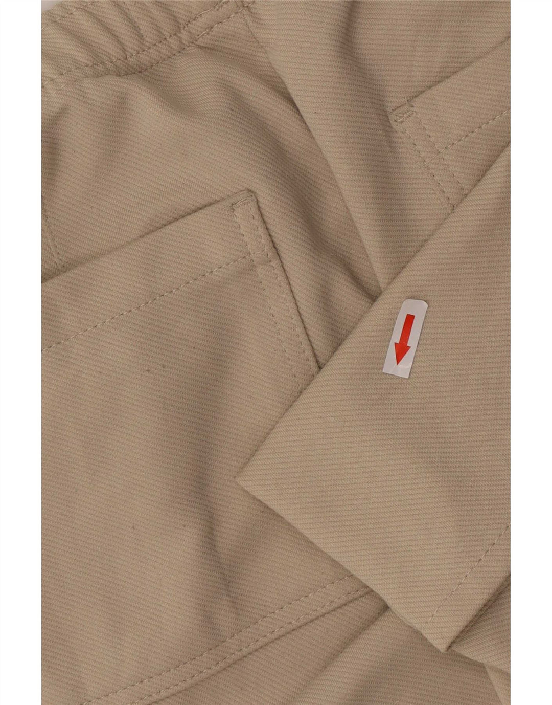 Zara Mens Casual Shorts Small W27 Beige Polyester