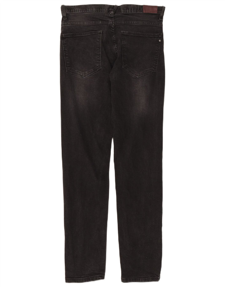 Zara Mens Slim Jeans EU 38 Small W30 L31 Black Cotton