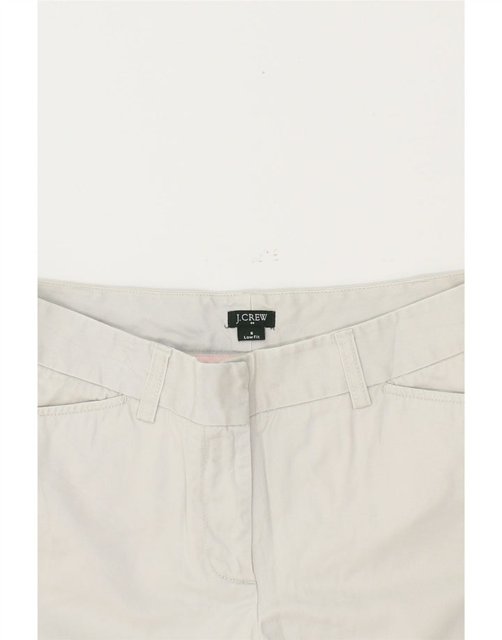 J. CREW Womens Low Fit Casual Shorts US 6 Medium W30 Off White Cotton Vintage J. Crew and Second-Hand J. Crew from Messina Hembry 