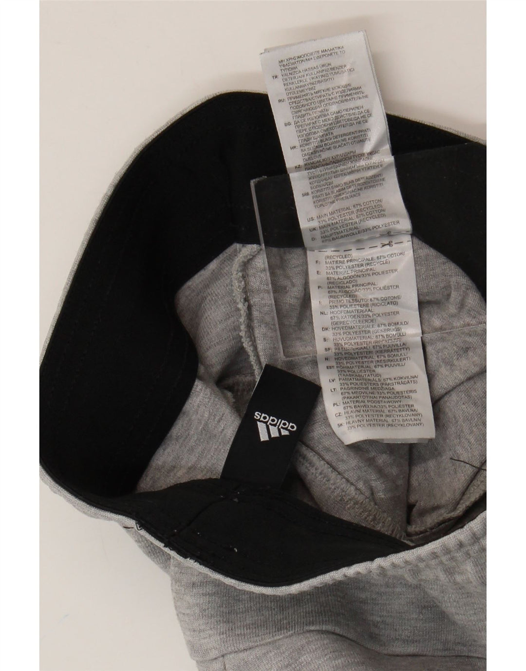 Adidas Mens Tracksuit Trousers Joggers Small Grey Cotton