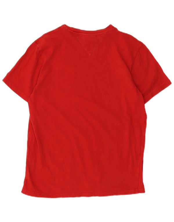 Tommy Hilfiger Mens Graphic T-Shirt Top Small Red