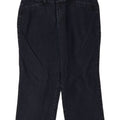 DOCKERS Womens Cropped Jeans US 14 XL W34 L22 Navy Blue Polyester