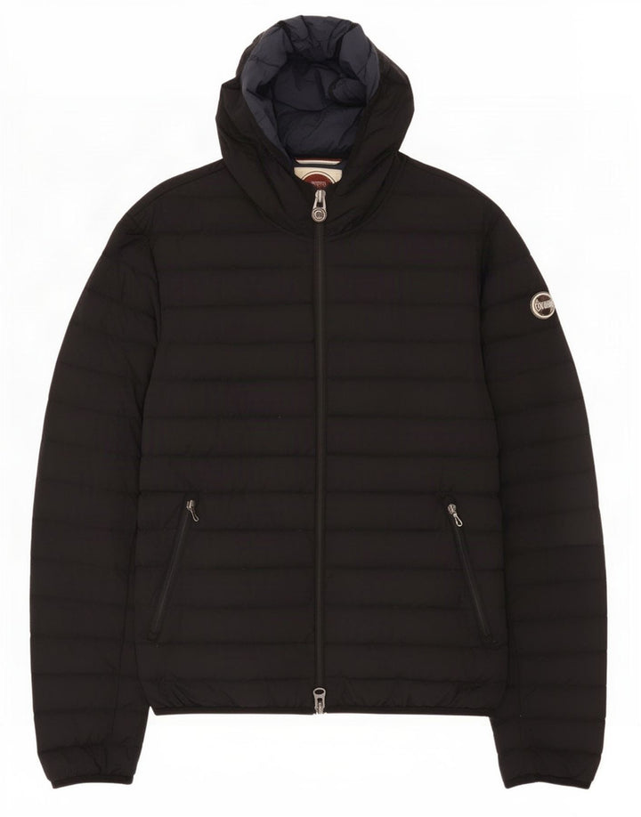 Colmar Mens Hooded Padded Jacket IT 50 Medium Black Polyamide