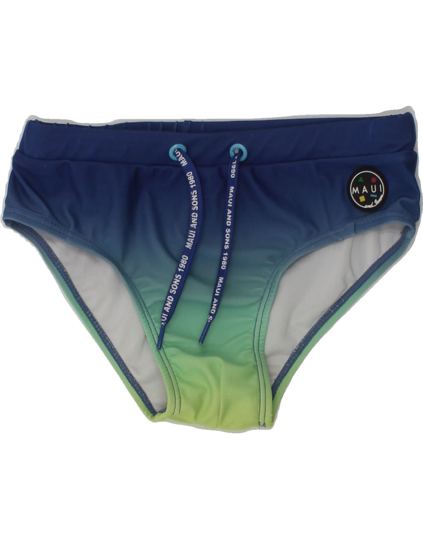 MAUI AND SONS Boys Swimwear 9 10 Years Blue Colourblock Polyester