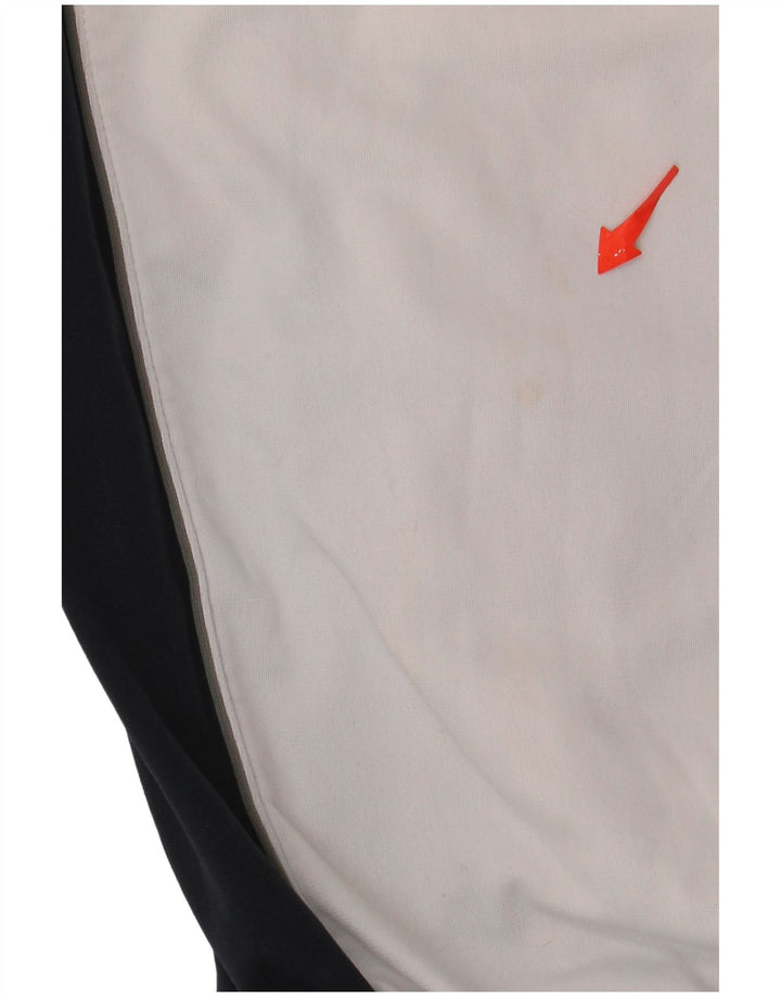 CHAMPION Mens Tracksuit Top Jacket Medium White Colourblock Polyester
