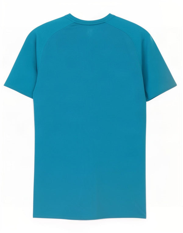 Canterbury Mens Graphic T-Shirt Top Medium Blue Polyester