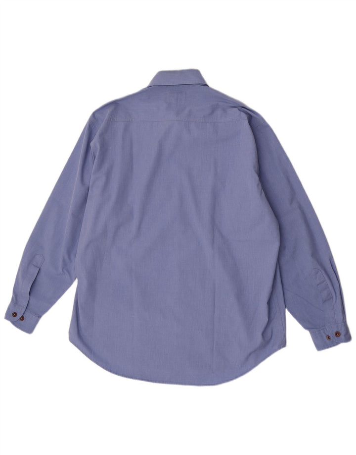 Vagabond Mens Shirt Large Blue Cotton