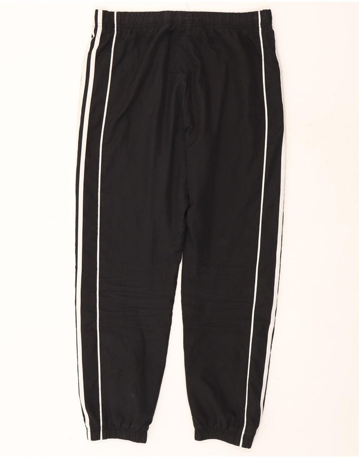 Adidas Mens Tracksuit Trousers Joggers Medium  Black Colourblock Polyester