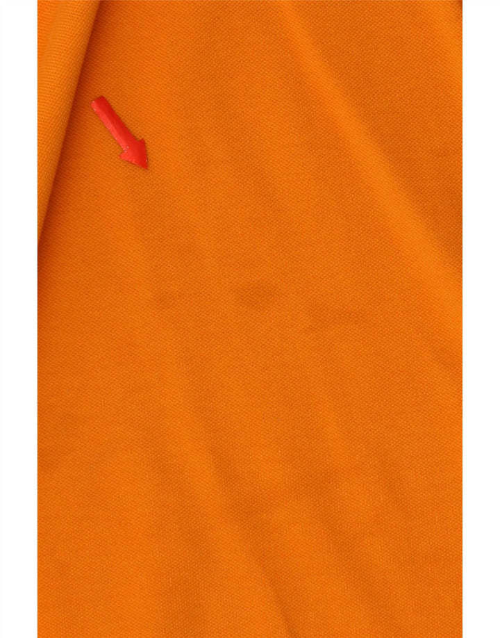 Kappa Mens Polo Shirt 3XL Orange Cotton