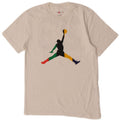 Jordan Mens Graphic T-Shirt Top Small White Cotton