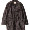 MASTERPELLE Mens Leather Coat UK 44 2XL Black Leather Vintage Masterpelle and Second-Hand Masterpelle from Messina Hembry 