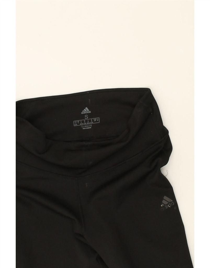 ADIDAS Womens Climalite Leggings UK 8/10 Small Black | Vintage Adidas | Thrift | Second-Hand Adidas | Used Clothing | Messina Hembry 