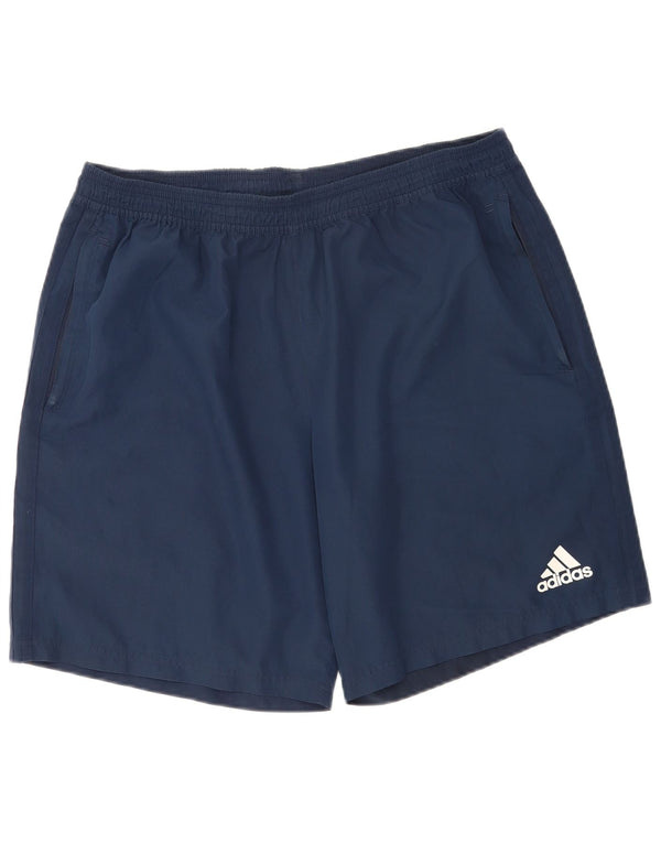 Adidas Mens Climacool Sport Shorts XL Navy Blue Polyester