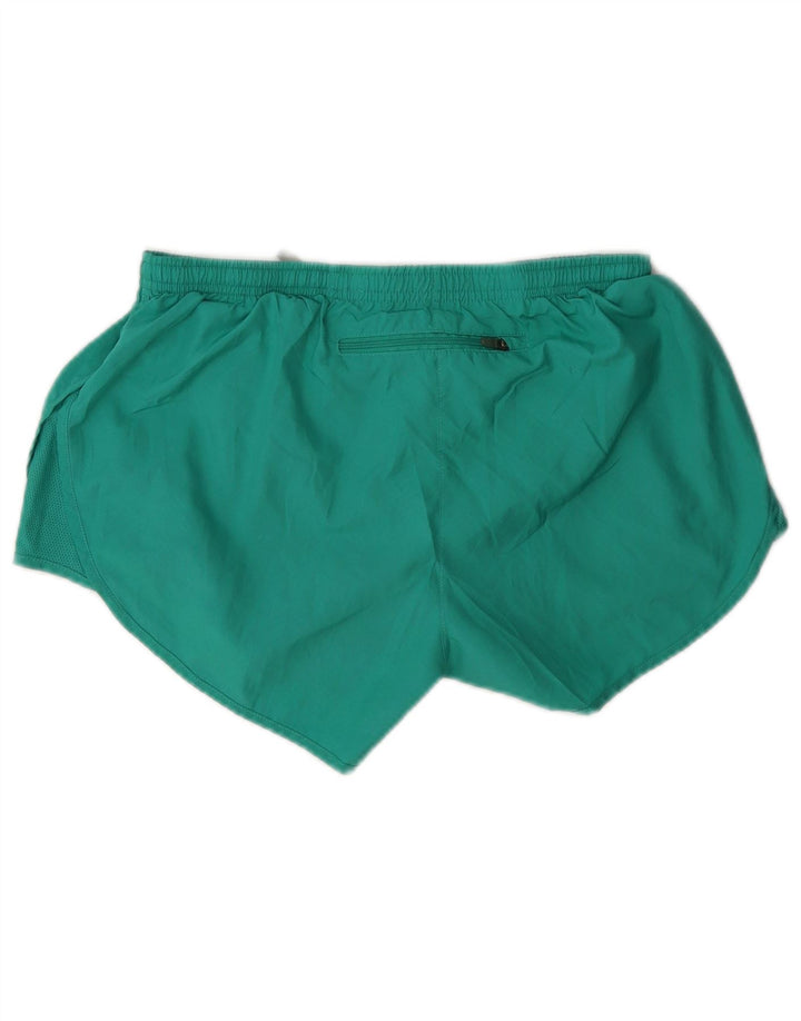 Nike Womens Dri Fit Sport Shorts UK 12 Medium Green