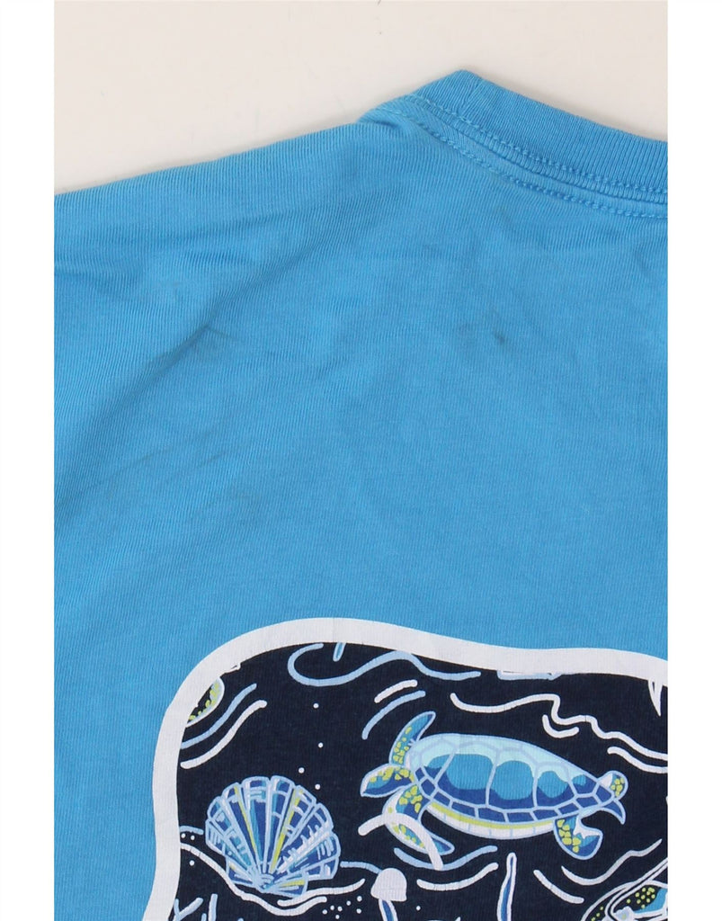 VINEYARD VINES Mens T-Shirt Top Small Blue Cotton Vintage Vineyard Vines and Second-Hand Vineyard Vines from Messina Hembry 