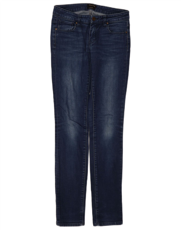 Massimo Dutti Womens Slim Jeans EU 36 XS W26 L32 Navy Blue