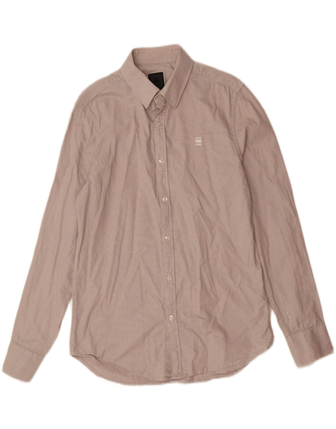 G-STAR Mens Shirt Large Pink Pinstripe Cotton Vintage G-Star and Second-Hand G-Star from Messina Hembry 