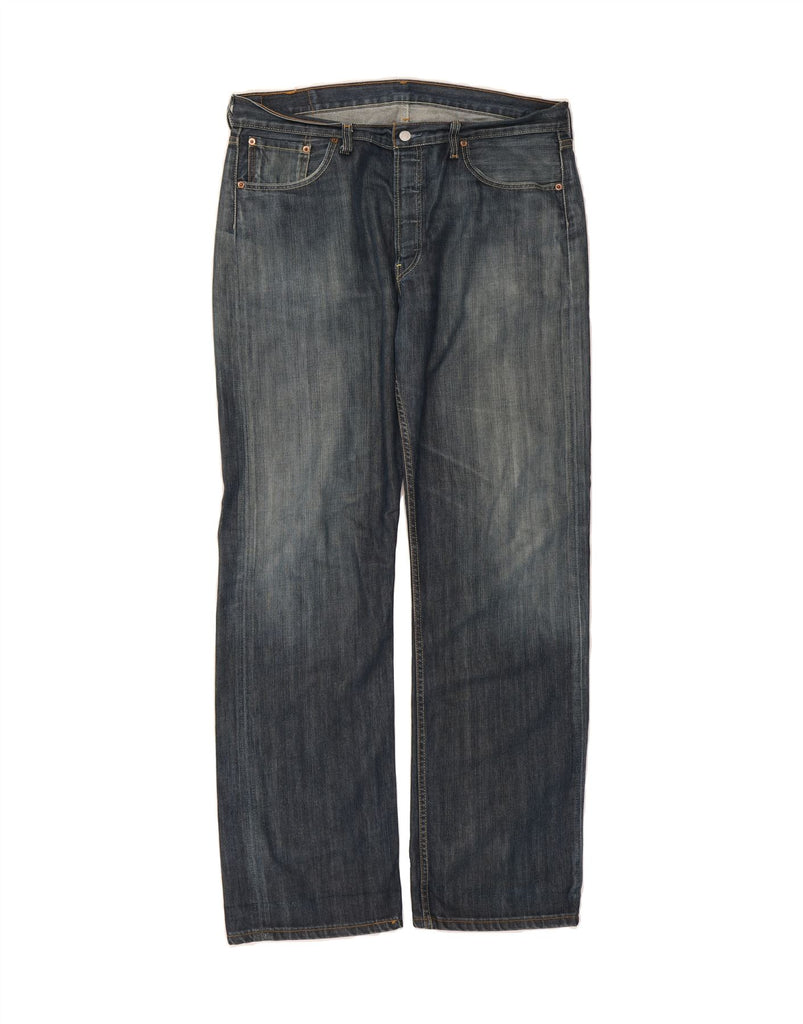 LEVI'S Mens 501 Straight Jeans W38 L34 Blue Vintage Levi's and Second-Hand Levi's from Messina Hembry 