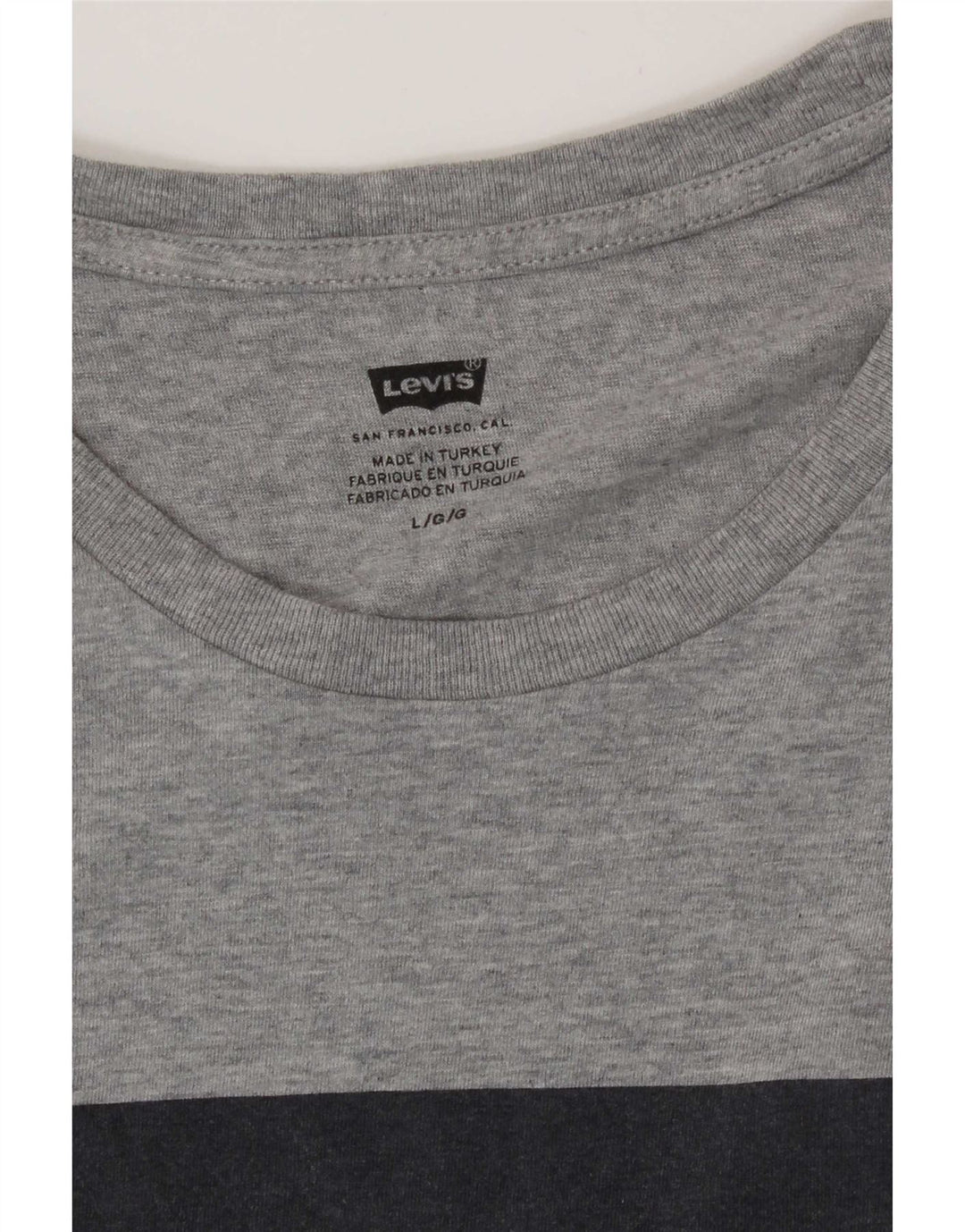 Levi's Mens Graphic T-Shirt Top Large Grey