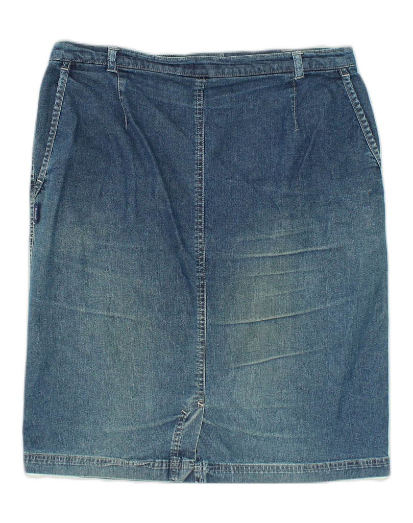 HAMMER Womens Denim Skirt W34 Large  Blue Cotton | Vintage Hammer | Thrift | Second-Hand Hammer | Used Clothing | Messina Hembry 