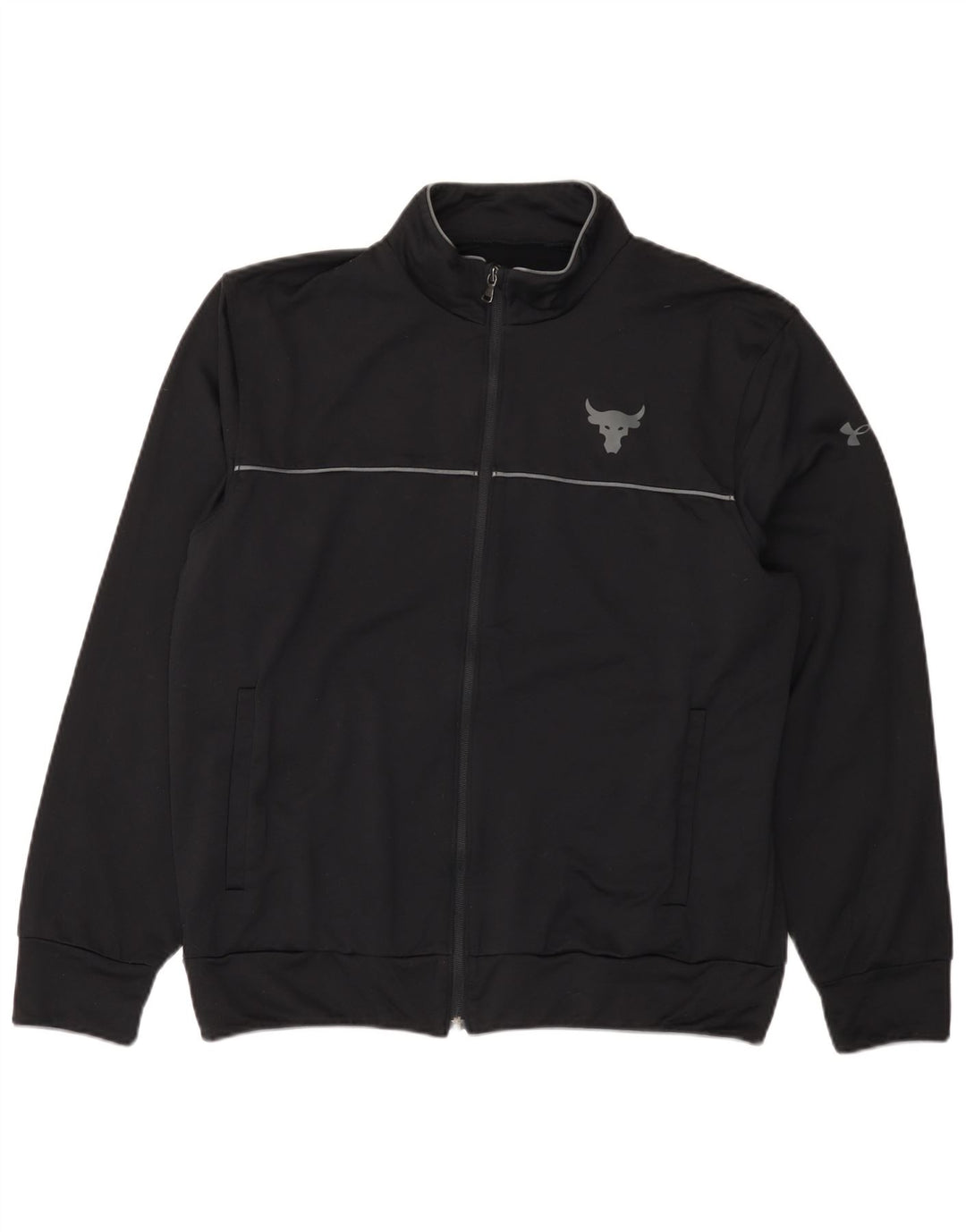 Under Armour Mens loose Loose Fit Tracksuit Top Jacket Large Black