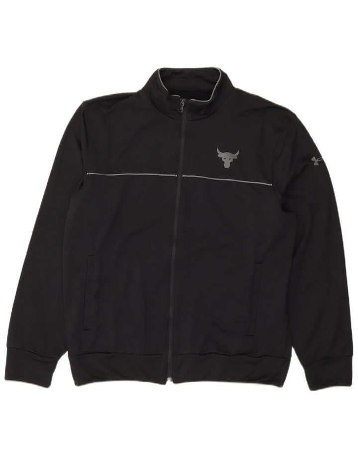 Under Armour Mens loose Loose Fit Tracksuit Top Jacket Large Black