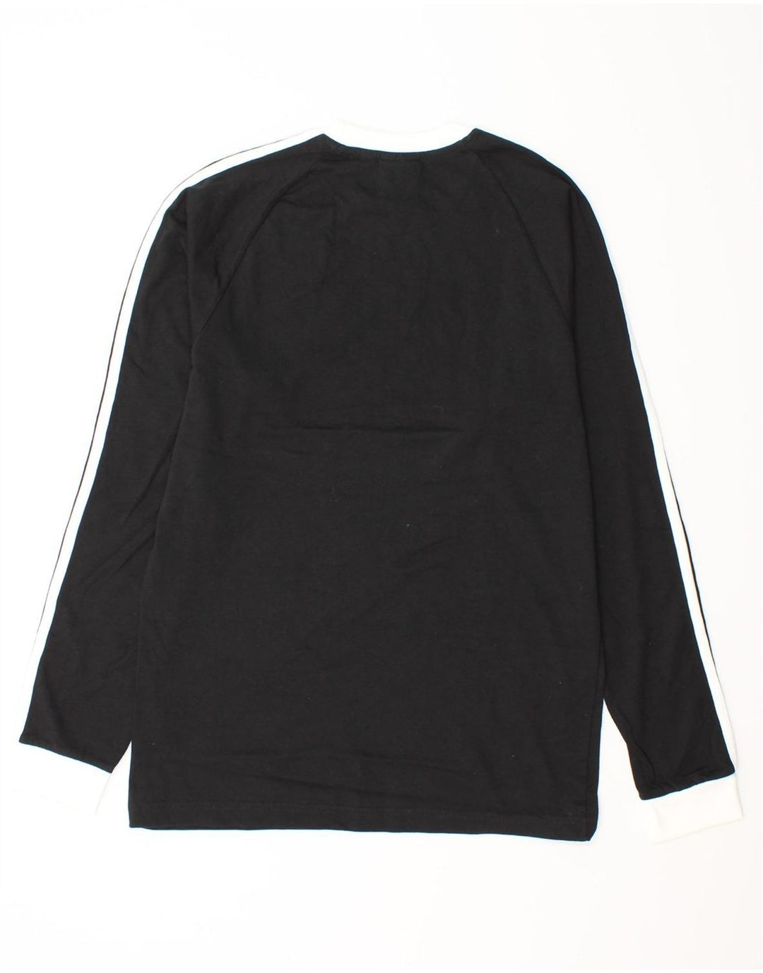 Adidas Mens Top Long Sleeve Small Black Cotton