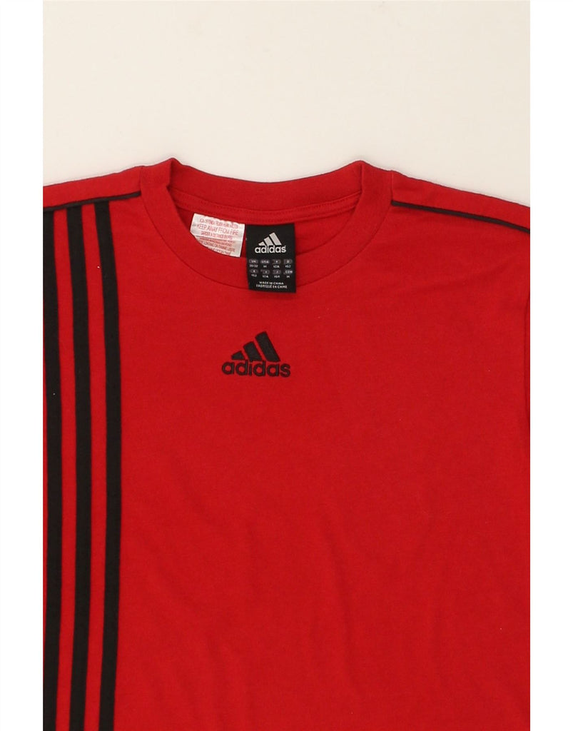 ADIDAS Boys Graphic T-Shirt Top 11-12 Years Red Cotton | Vintage Adidas | Thrift | Second-Hand Adidas | Used Clothing | Messina Hembry 