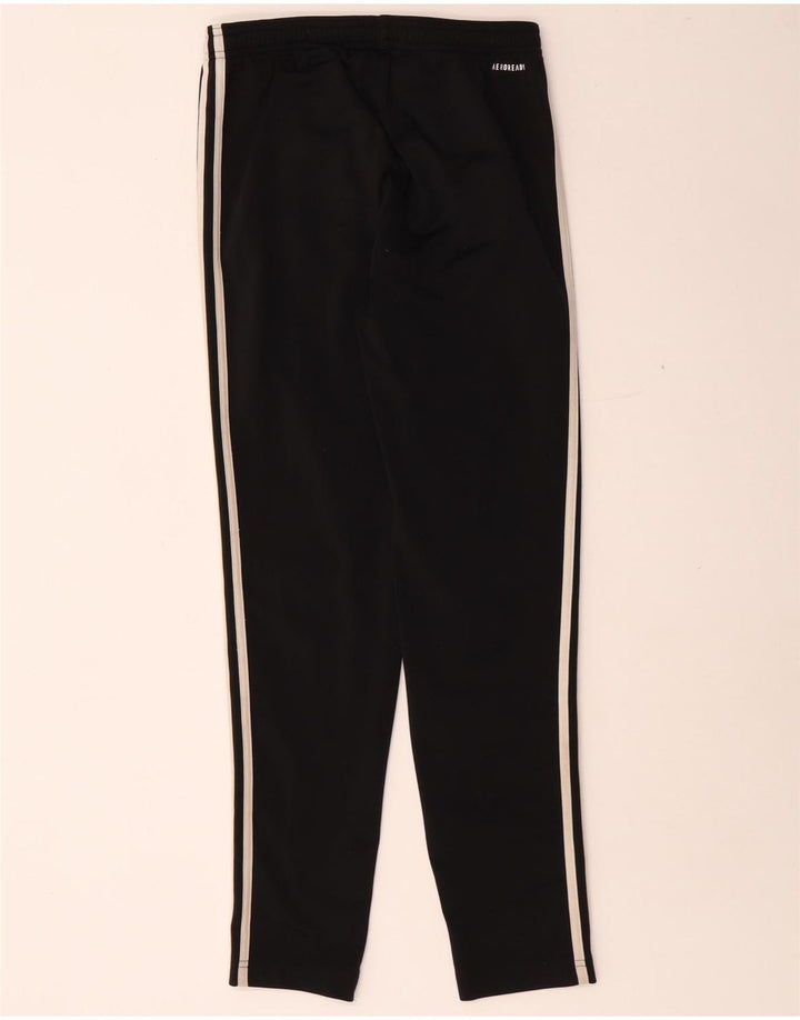 Adidas Boys Aeroready Tracksuit Trousers 13-14 Years  Black Polyester