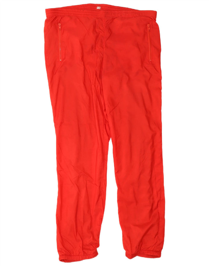 VINTAGE Mens Tracksuit Trousers Joggers XL  Red