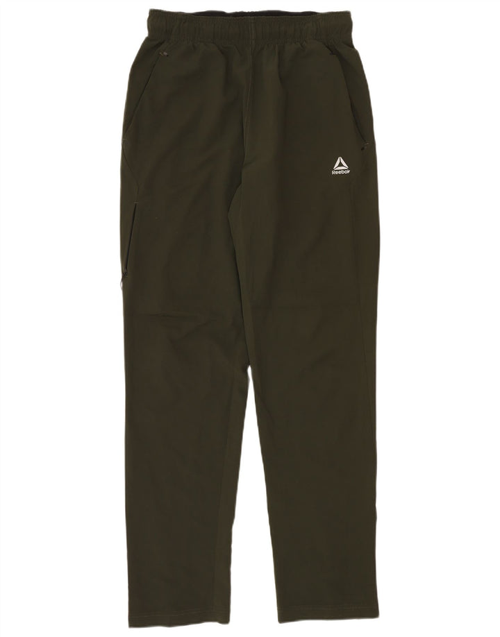 Reebok Mens Tracksuit Trousers Medium  Green