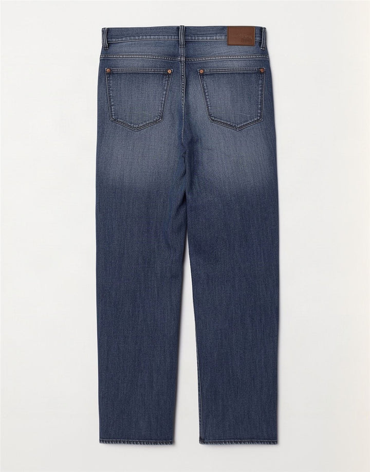 Hugo Boss Mens Stretch Straight Jeans W32 L30 Navy Blue Cotton
